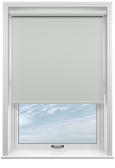 Palermo (Blackout), Light Grey - Twist&Fit Roller Blind